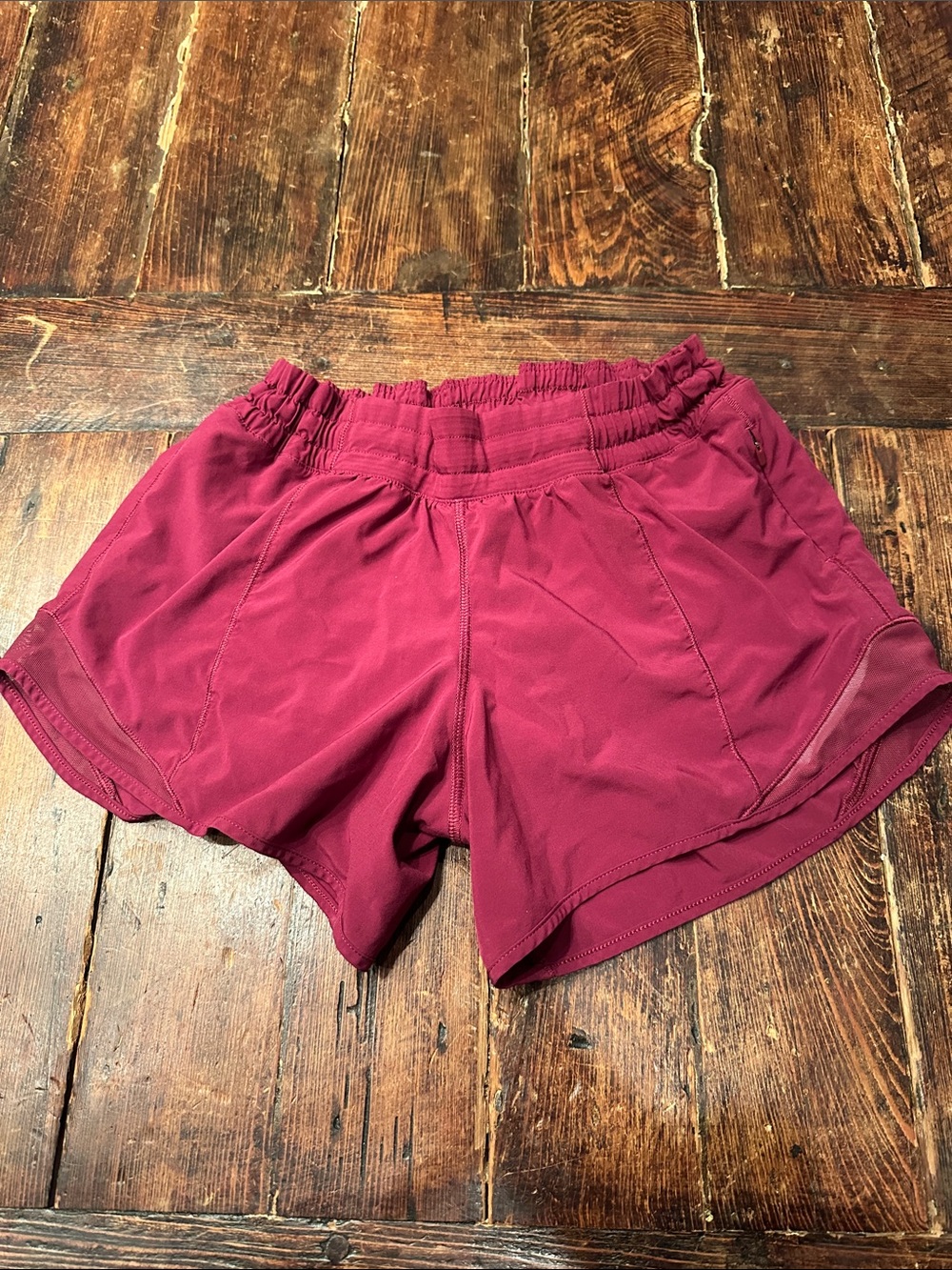 lululemon athletica Women's Maroon Athletic Shorts. Size 4